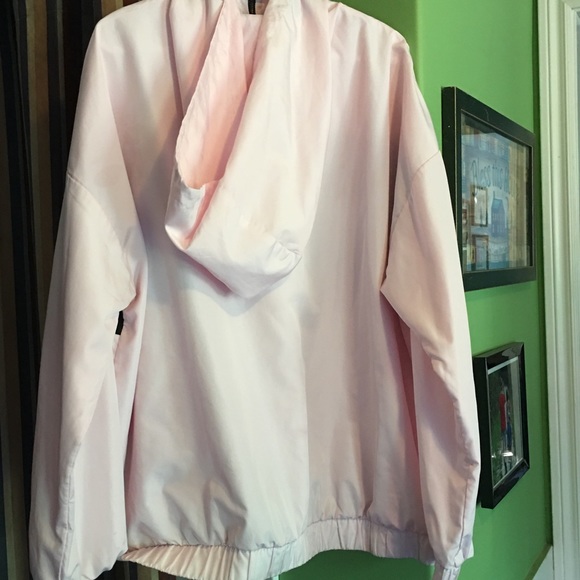 Forever 21 “Unedited” Pink Activewear Windbreaker - Picture 2 of 3